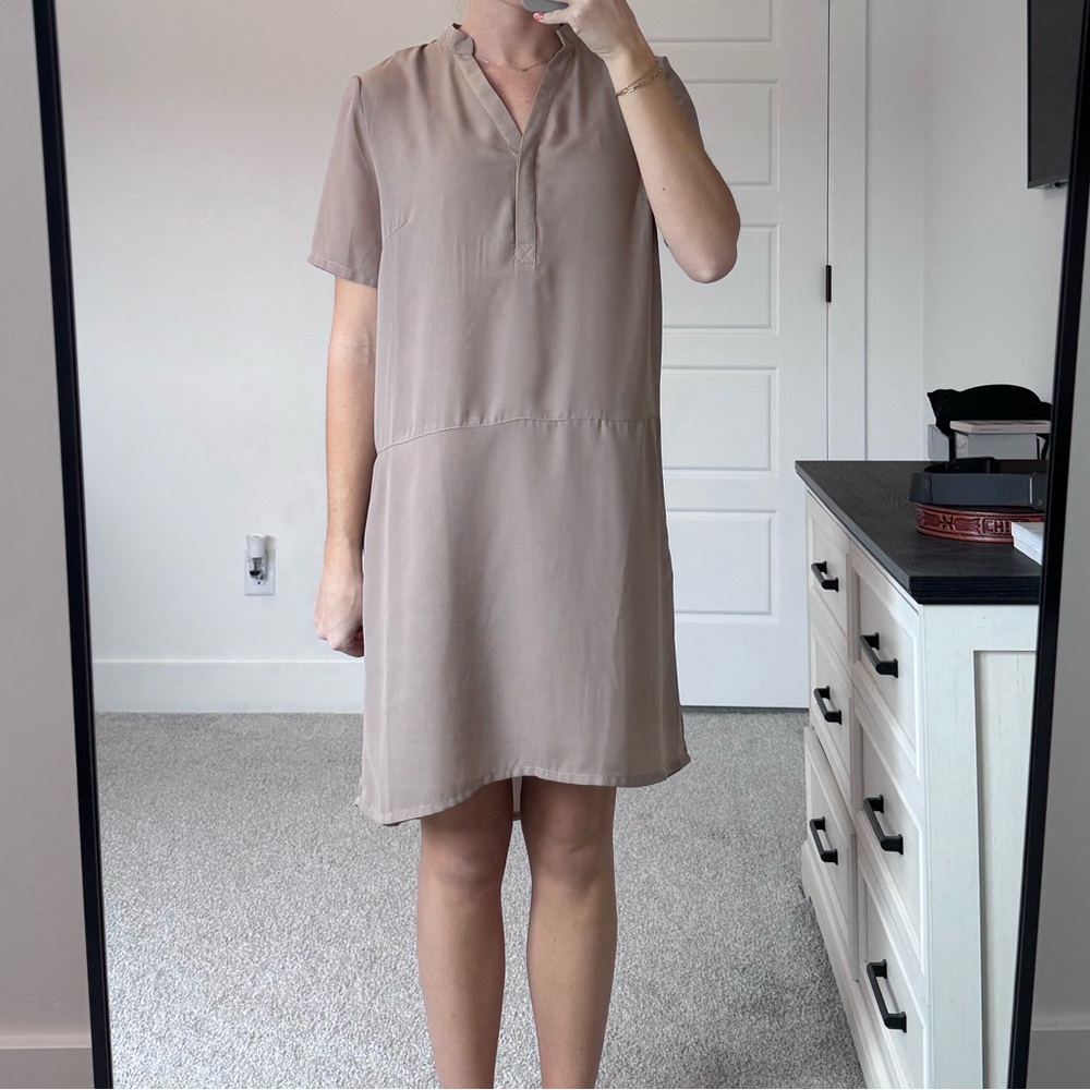 Tan Mini Dress